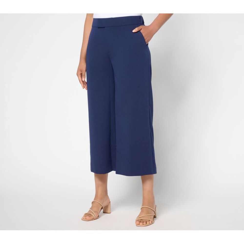 SUNNYLiFE Women's Petite Pants 6P Cropped Trouser Blue A694085